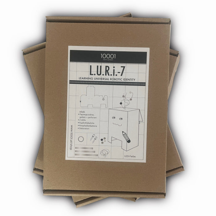 L.U.R.i.-7 Papierroboter - 2 Sets